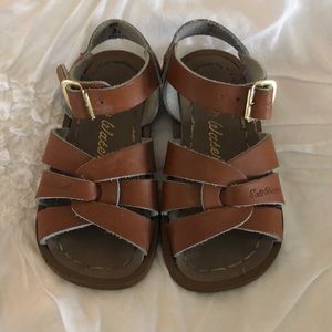 Brown Saltwater Sandals- size 6